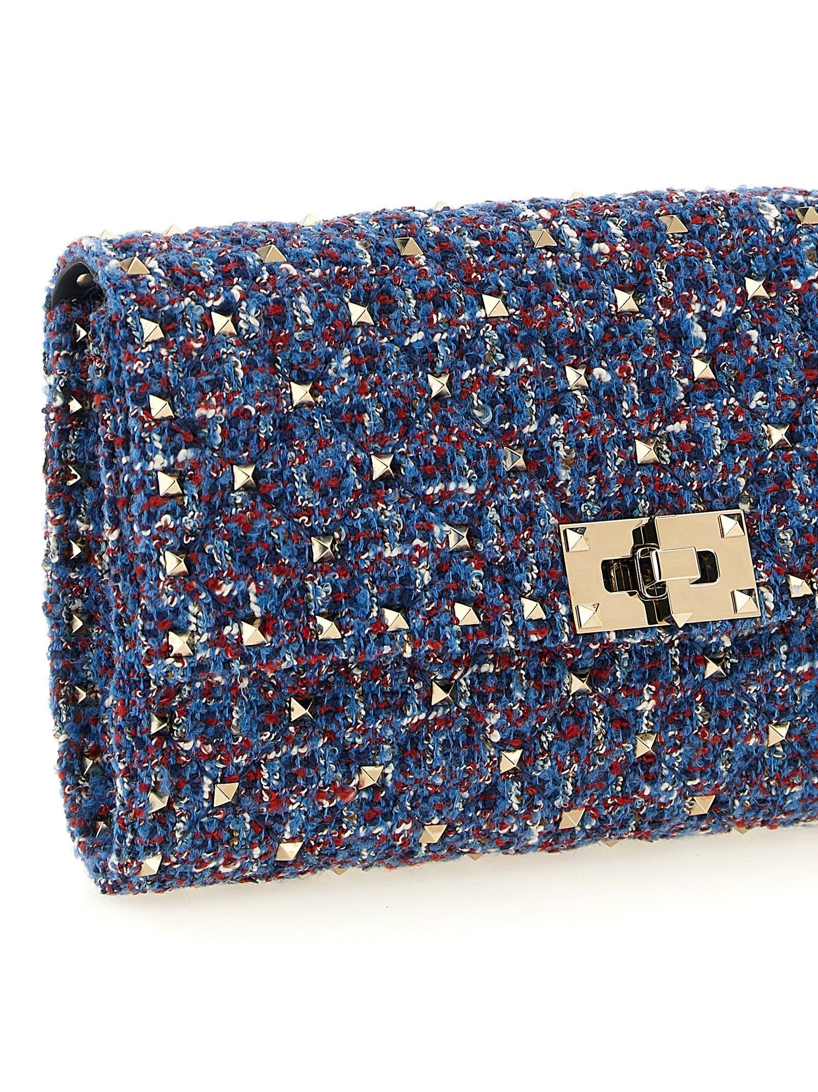Valentino Valentino Garavani Rockstud Spike Shoulder Bag Blue
