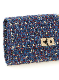 Valentino Valentino Garavani Rockstud Spike Shoulder Bag Blue