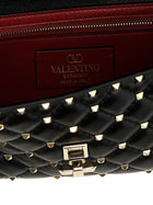 Valentino Valentino Garavani Rockstud Spike Shoulder Bag Black, view 4