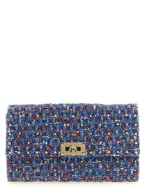 Valentino Valentino Garavani Rockstud Spike Shoulder Bag Blue