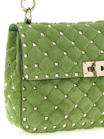Valentino Valentino Garavani Rockstud Spike Shoulder Bag Green