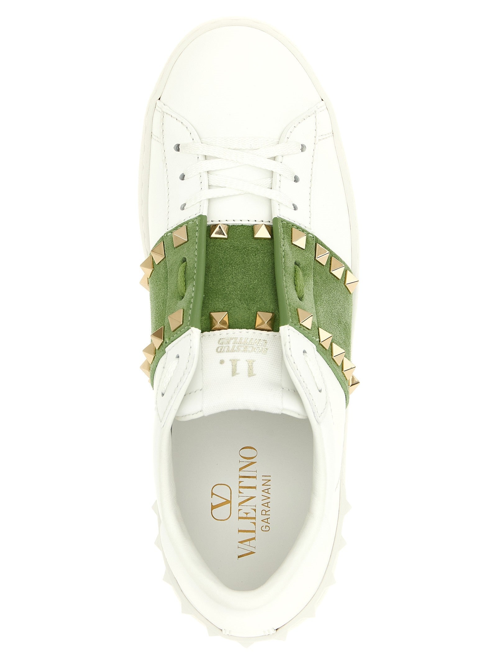 Valentino Valentino Garavani Rockstud Untitled Sneakers Green
