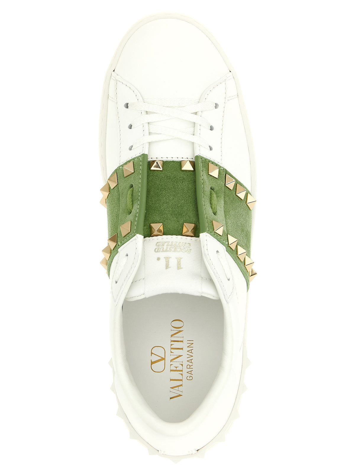Valentino Valentino Garavani Rockstud Untitled Sneakers Green, view 4