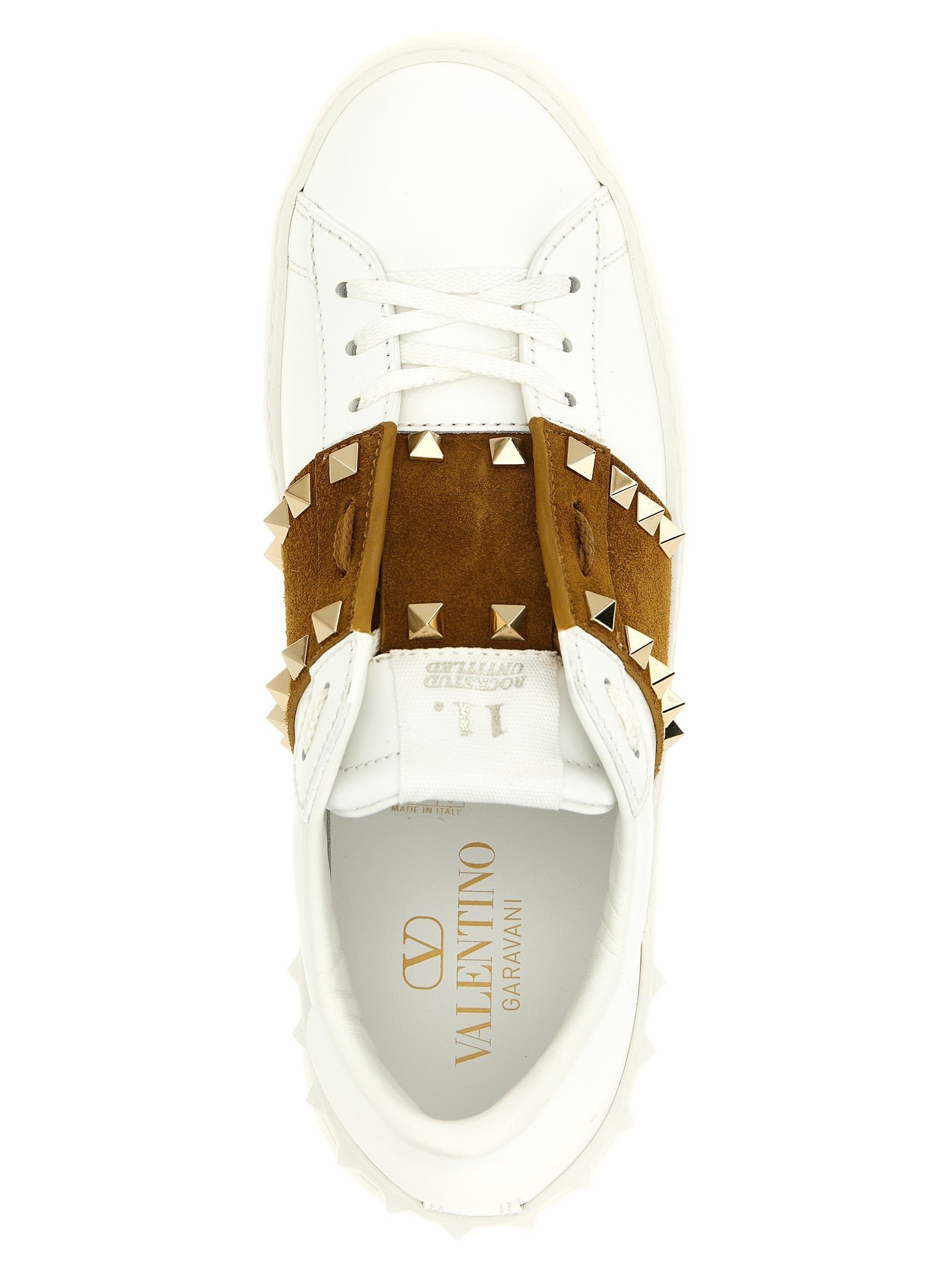 Valentino Valentino Garavani Rockstud Untitled Sneakers Brown