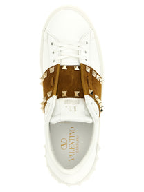 Valentino Valentino Garavani Rockstud Untitled Sneakers Brown