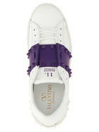 Valentino Valentino Garavani Rockstud Untitled Sneakers Purple, view 4