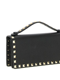 Valentino Valentino Garavani Rockstud Wallet on Chain Black