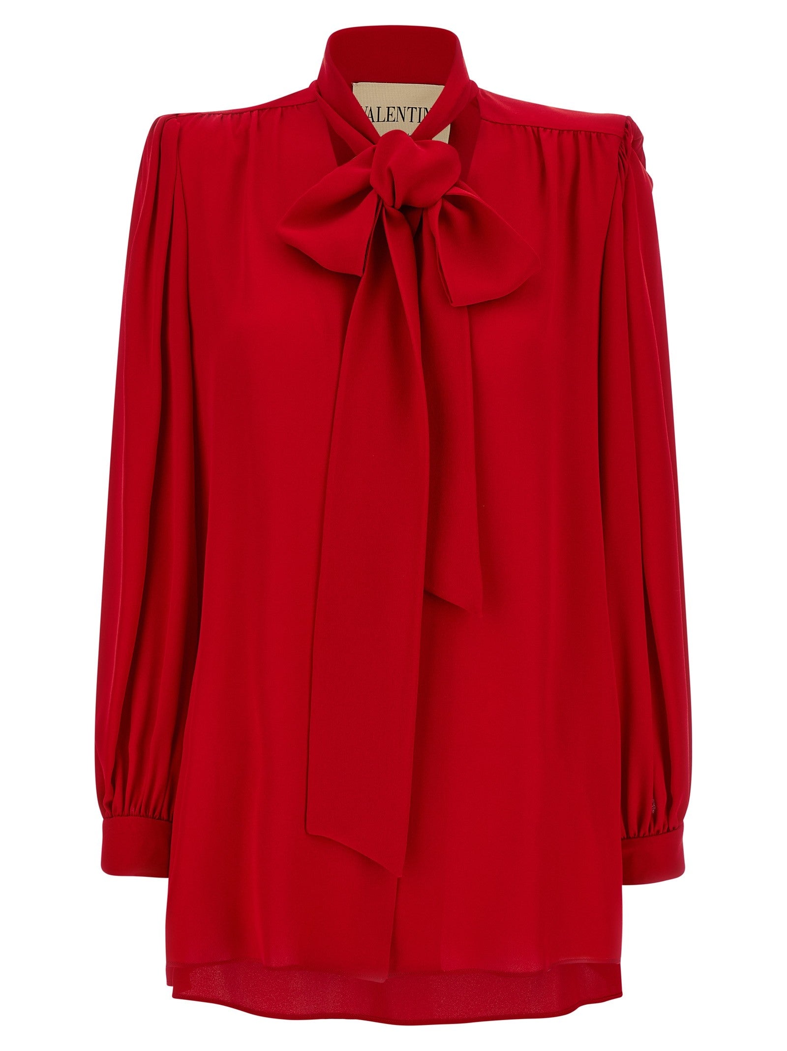 Valentino Valentino Garavani Silk Shirt Red