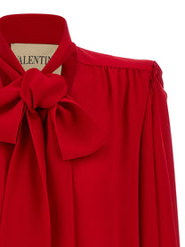 Valentino Valentino Garavani Silk Shirt Red