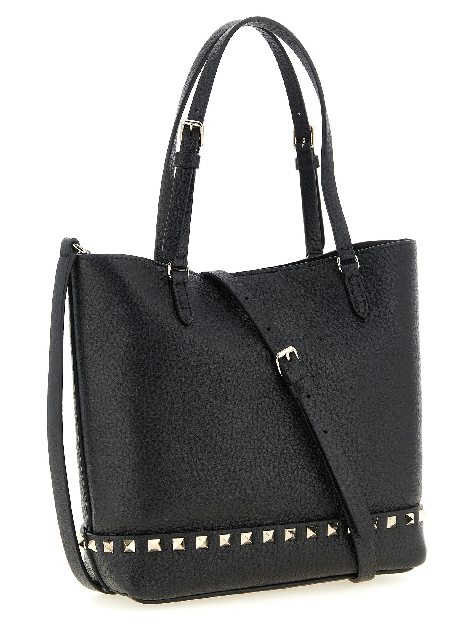 Valentino Valentino Garavani Small Rockstud Shoulder Bag Black