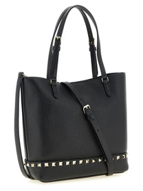 Valentino Valentino Garavani Small Rockstud Shoulder Bag Black