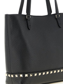 Valentino Valentino Garavani Small Rockstud Shoulder Bag Black