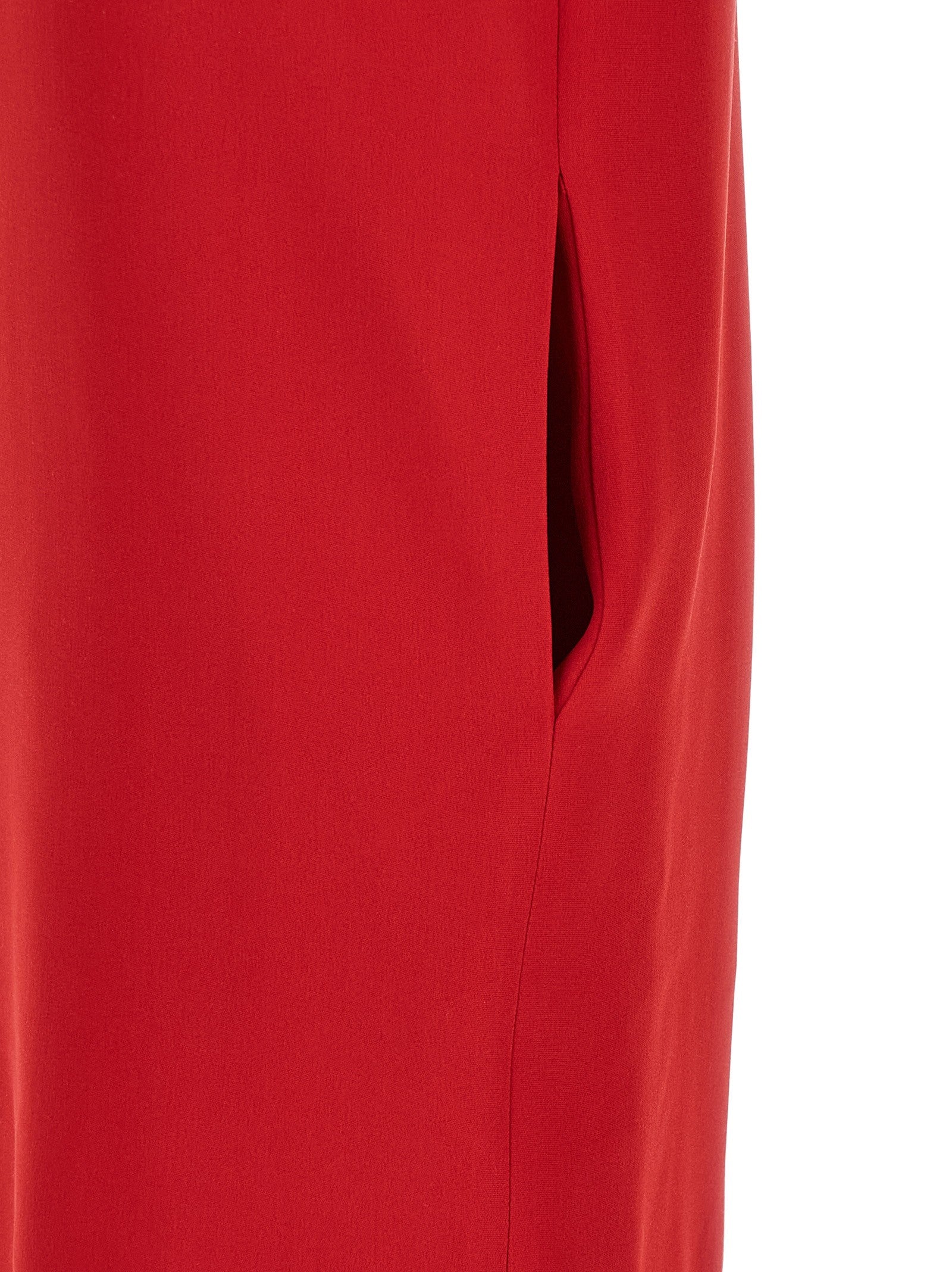 Valentino Valentino Garavani Solid Dress Red