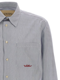Valentino Valentino Garavani Striped Shirt Blue
