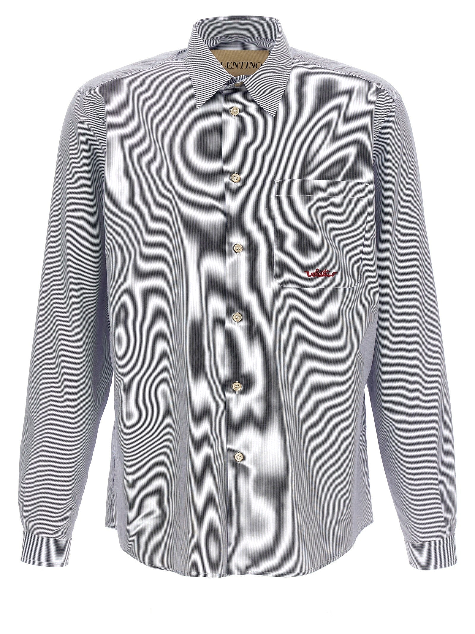 Valentino Valentino Garavani Striped Shirt Blue