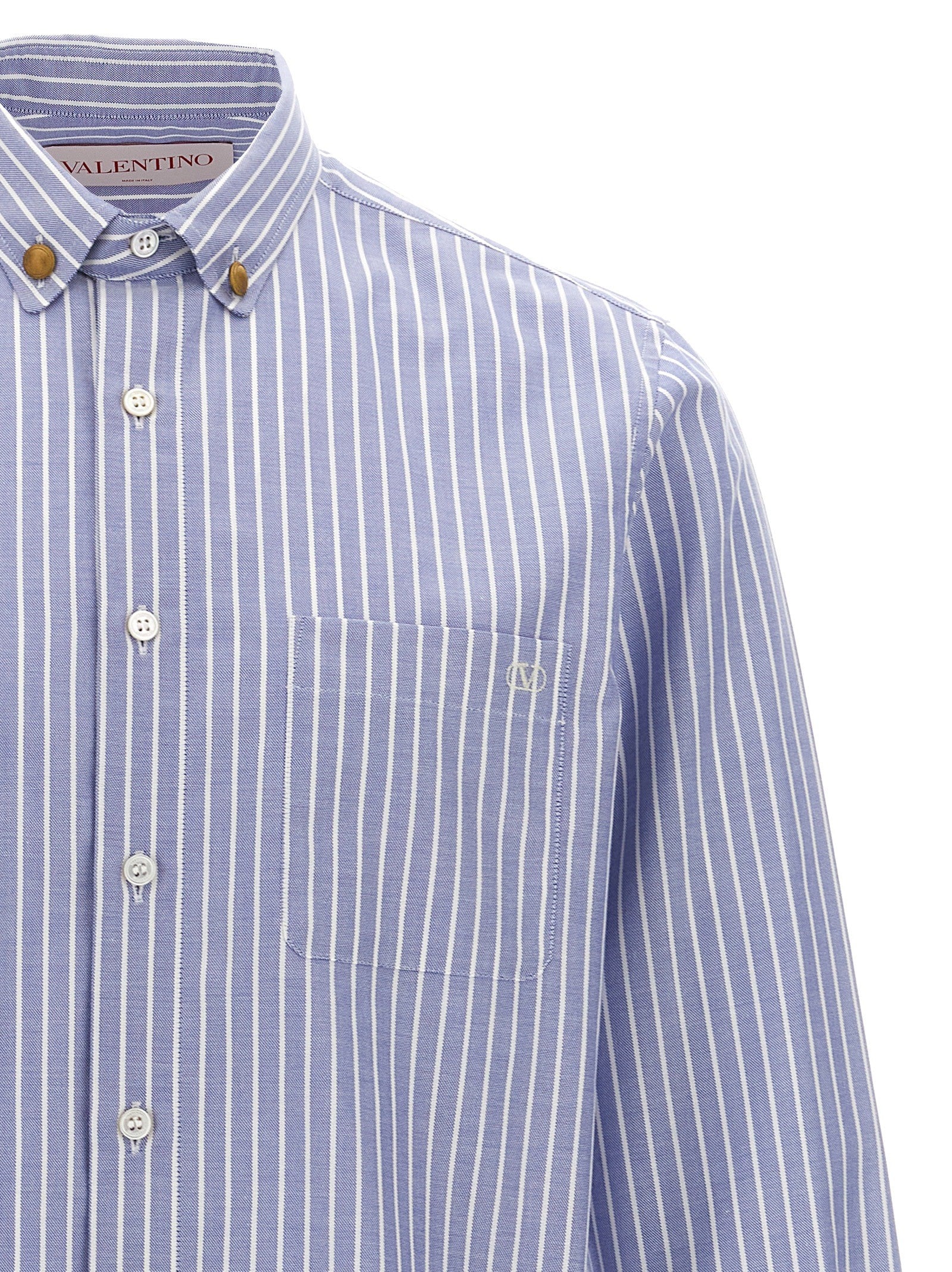 Valentino Valentino Garavani Striped Shirt Blue