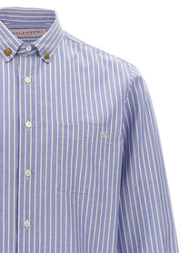 Valentino Valentino Garavani Striped Shirt Blue