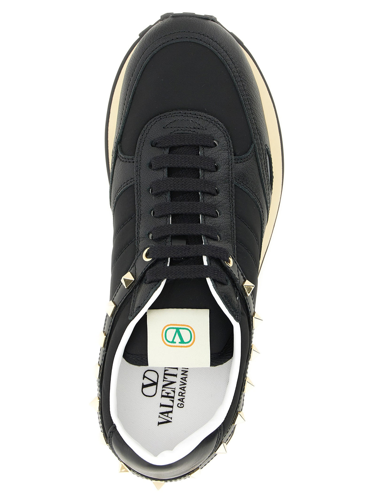 Valentino Valentino Garavani Stud up Sneakers Black, view 4