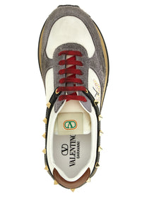 Valentino Valentino Garavani Stud up Sneakers Gold, view 4