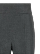 Valentino Valentino Garavani Textured Silk Wool Pants Grey, view 3