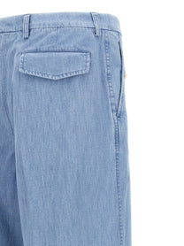 Valentino Valentino Garavani Turn up Jeans Blue
