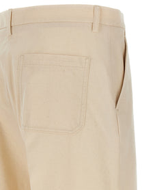Valentino Valentino Garavani Turn up Trousers Beige