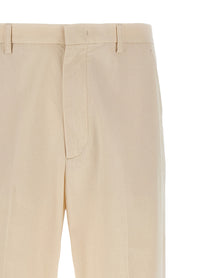 Valentino Valentino Garavani Turn up Trousers Beige