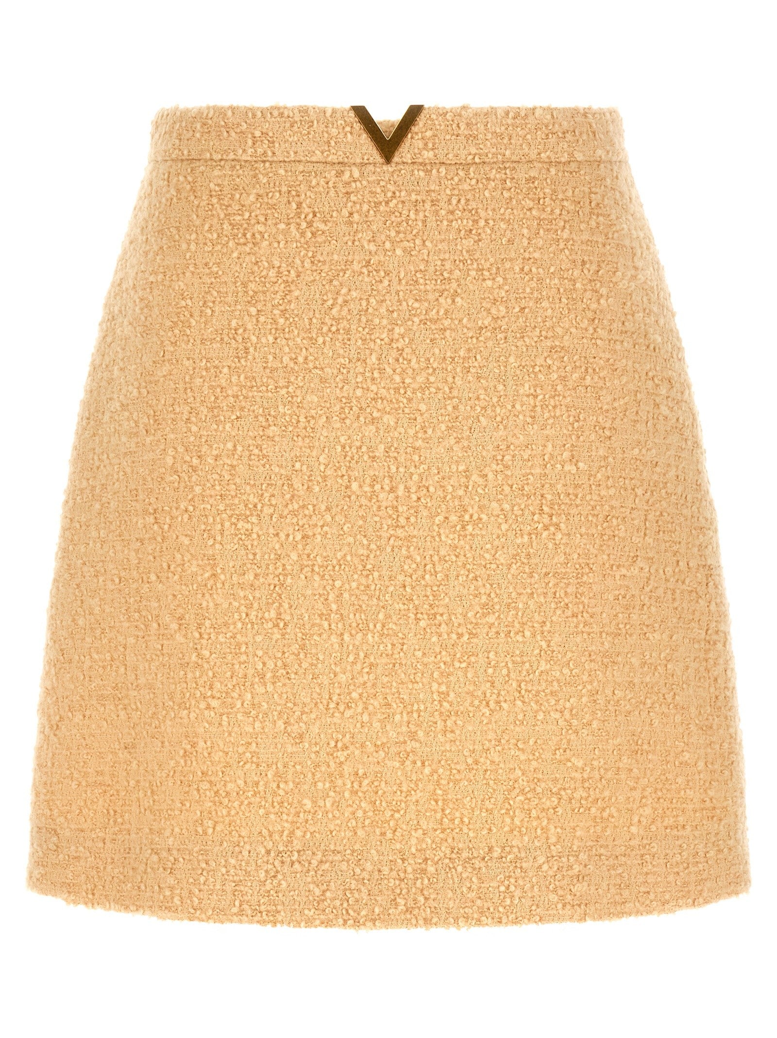 Valentino Valentino Garavani Gold Skirt Beige