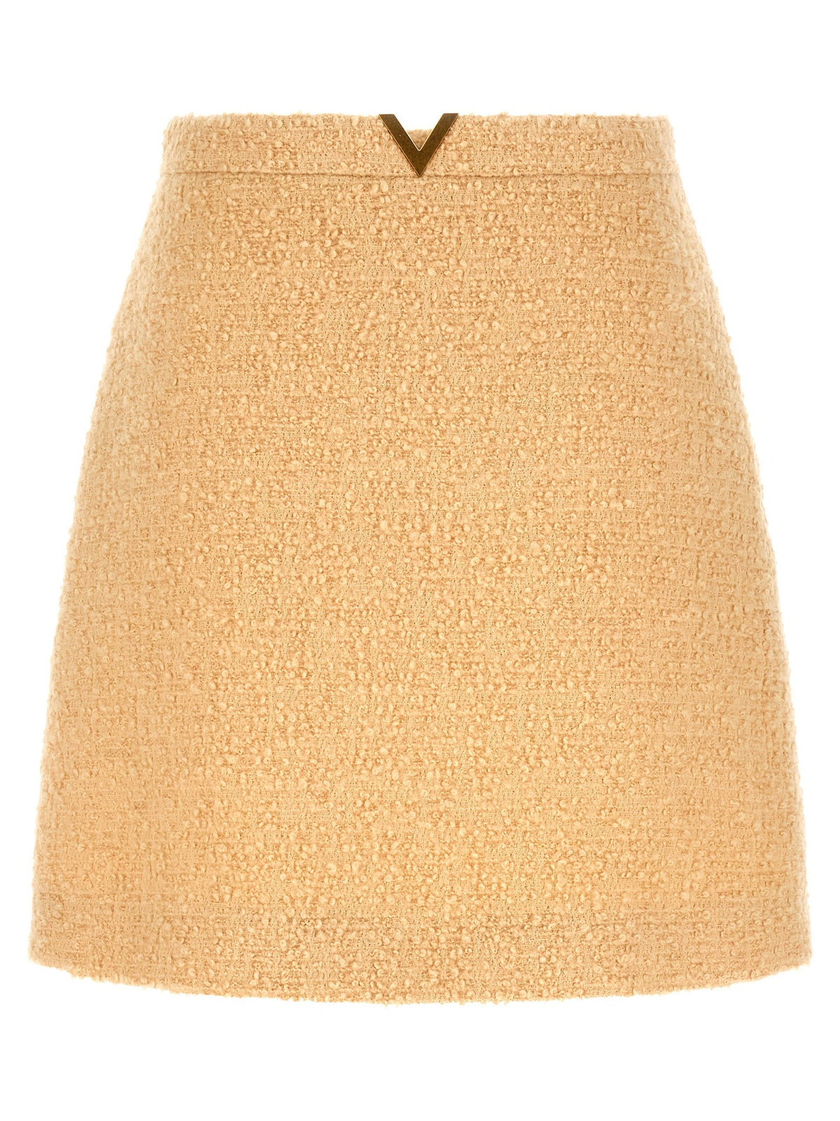 Valentino Valentino Garavani Gold Skirt Beige