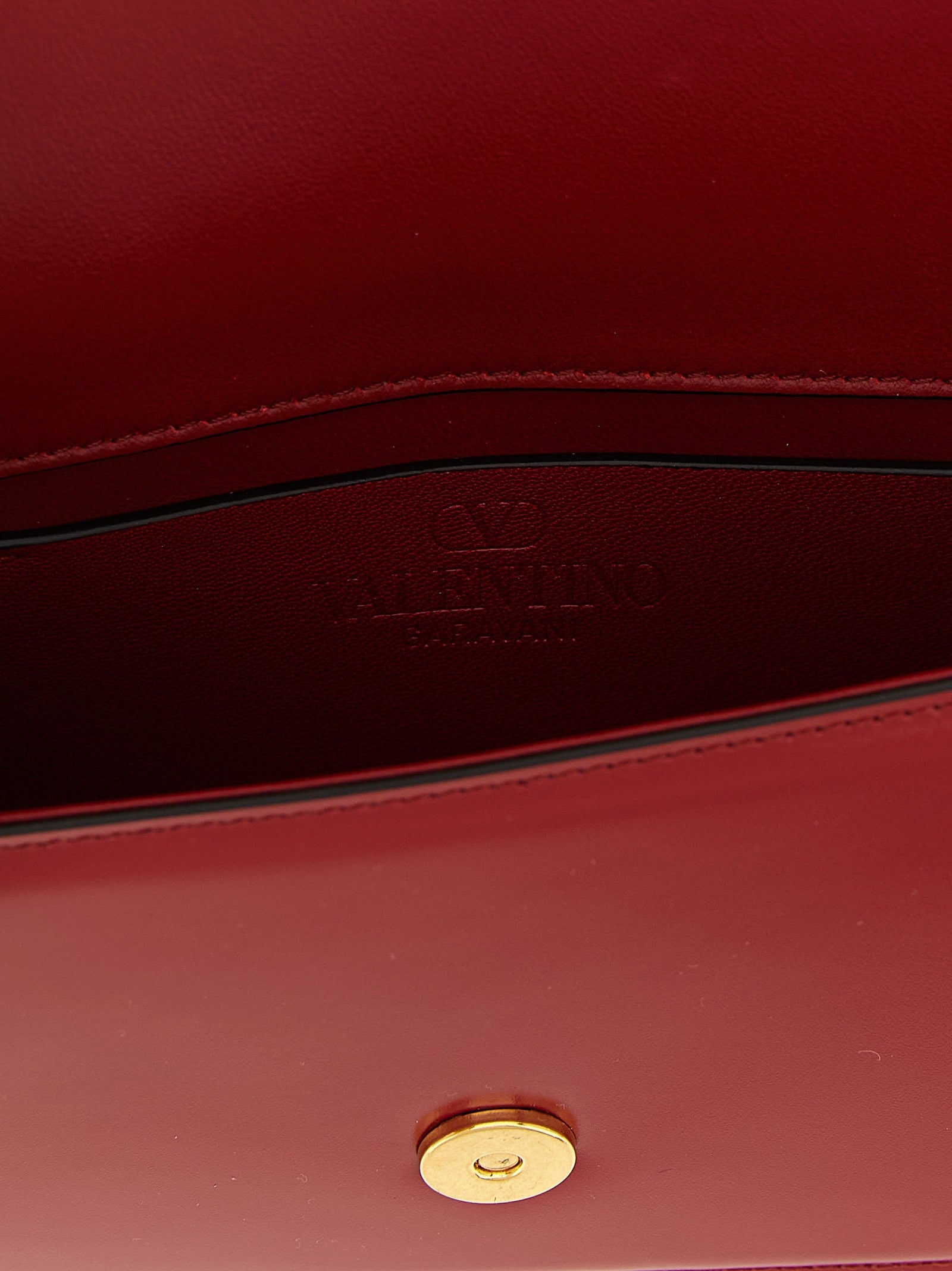 Valentino Valentino Garavani Vain Clutch Bag Red