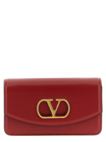Valentino Valentino Garavani Vain Clutch Bag Red