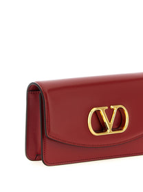 Valentino Valentino Garavani Vain Clutch Bag Red