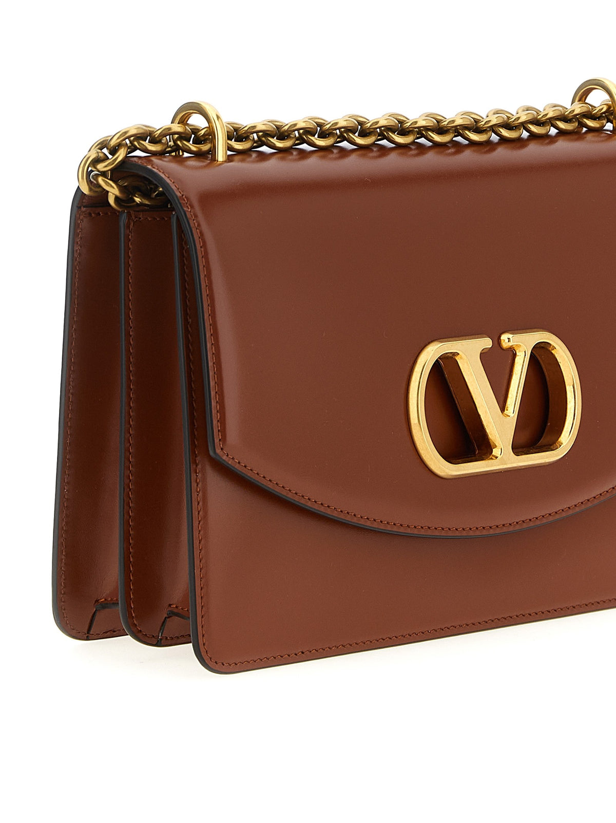 Valentino Valentino Garavani Vain Shoulder Bag Brown
