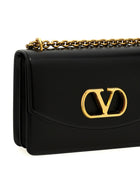 Valentino Valentino Garavani Vain Shoulder Bag Black, view 3