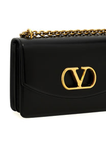 Valentino Valentino Garavani Vain Shoulder Bag Black, view 3