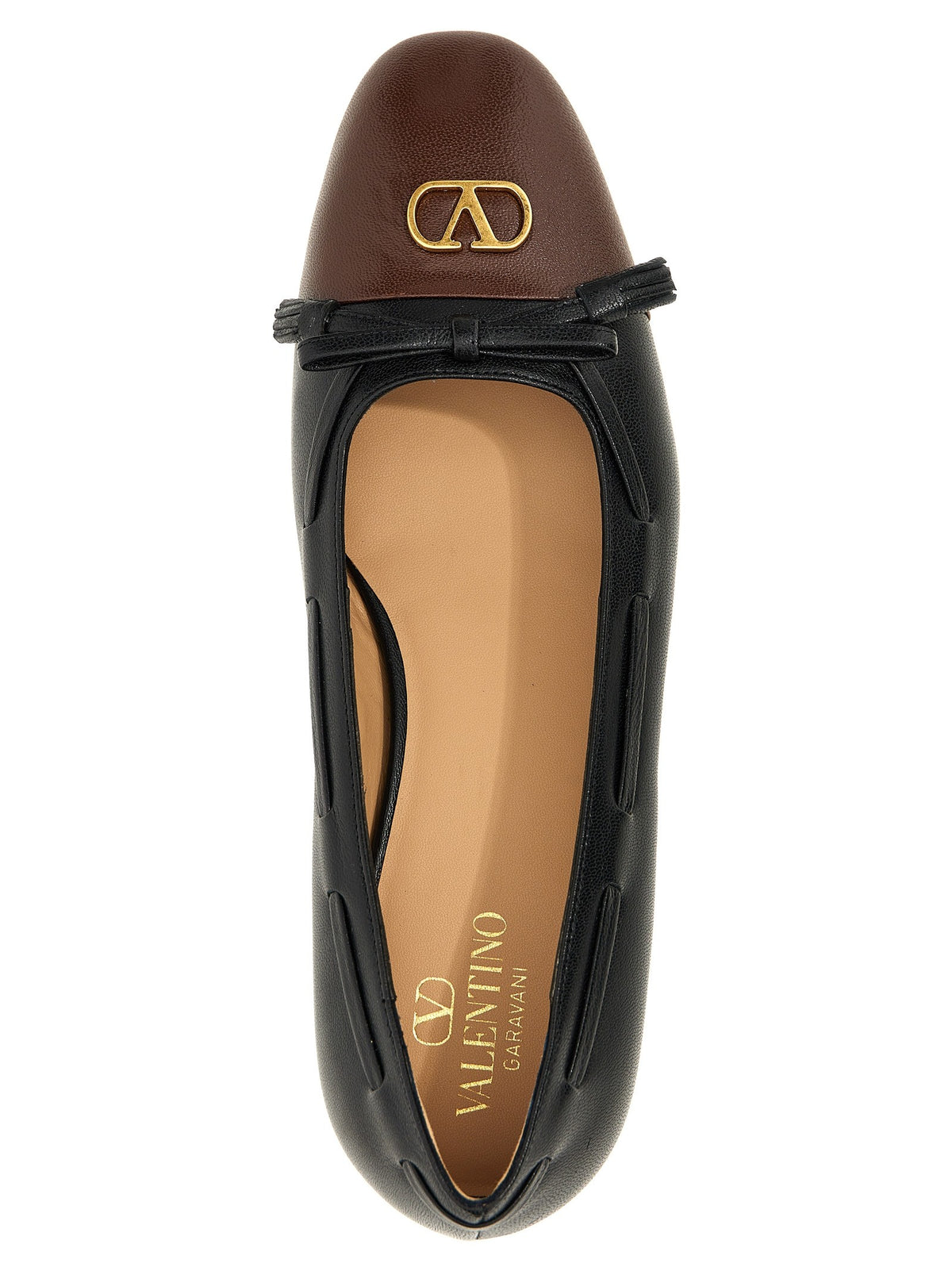Valentino Valentino Garavani Valet Du Roi Ballet Flats Gold