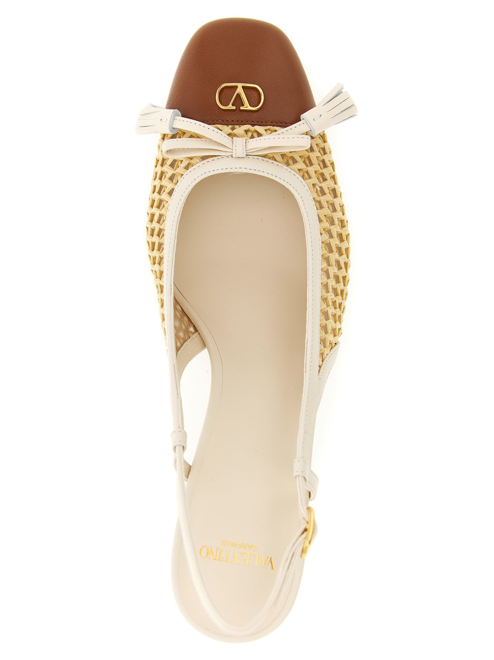 Valentino Valentino Garavani Valet Du Roi Slingback Beige