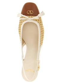 Valentino Valentino Garavani Valet Du Roi Slingback Beige