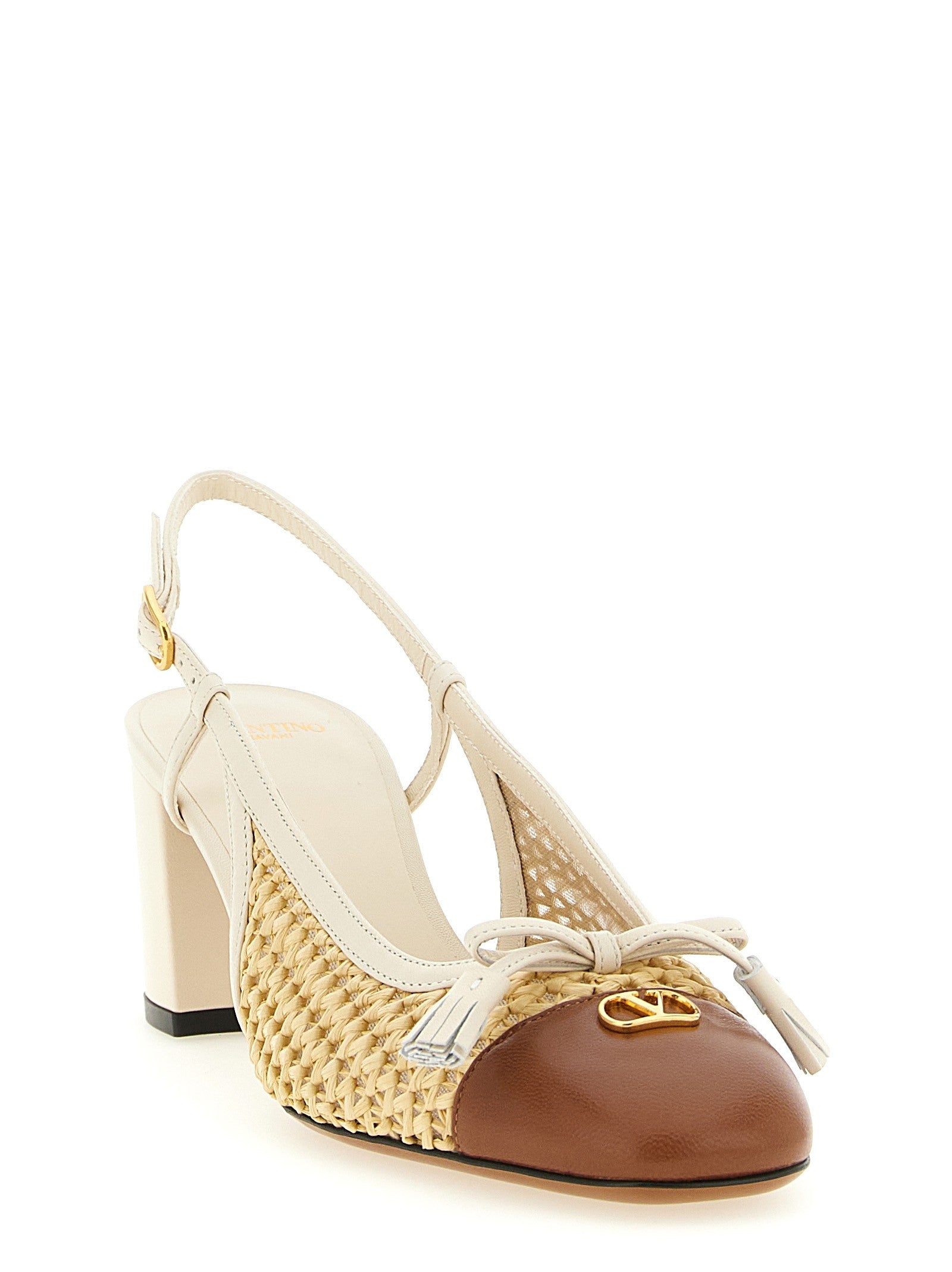 Valentino Valentino Garavani Valet Du Roi Slingback Beige
