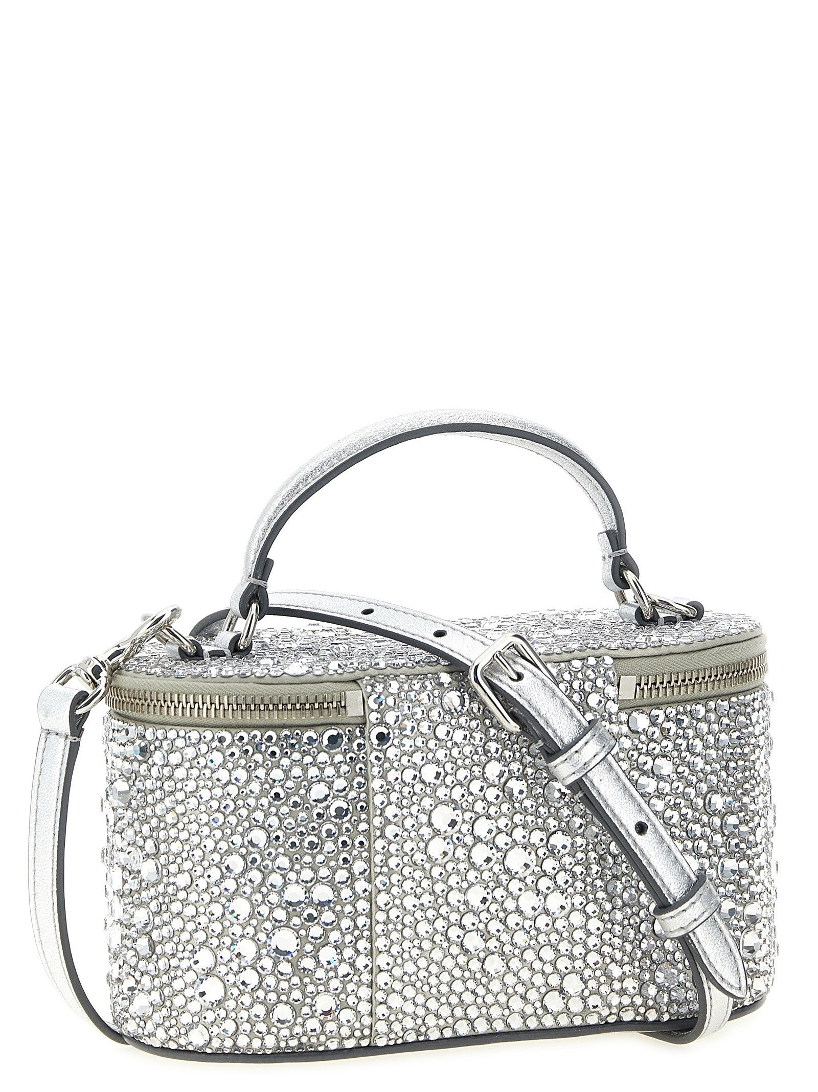 Valentino Valentino Garavani Vanity Mini Handbag Silver