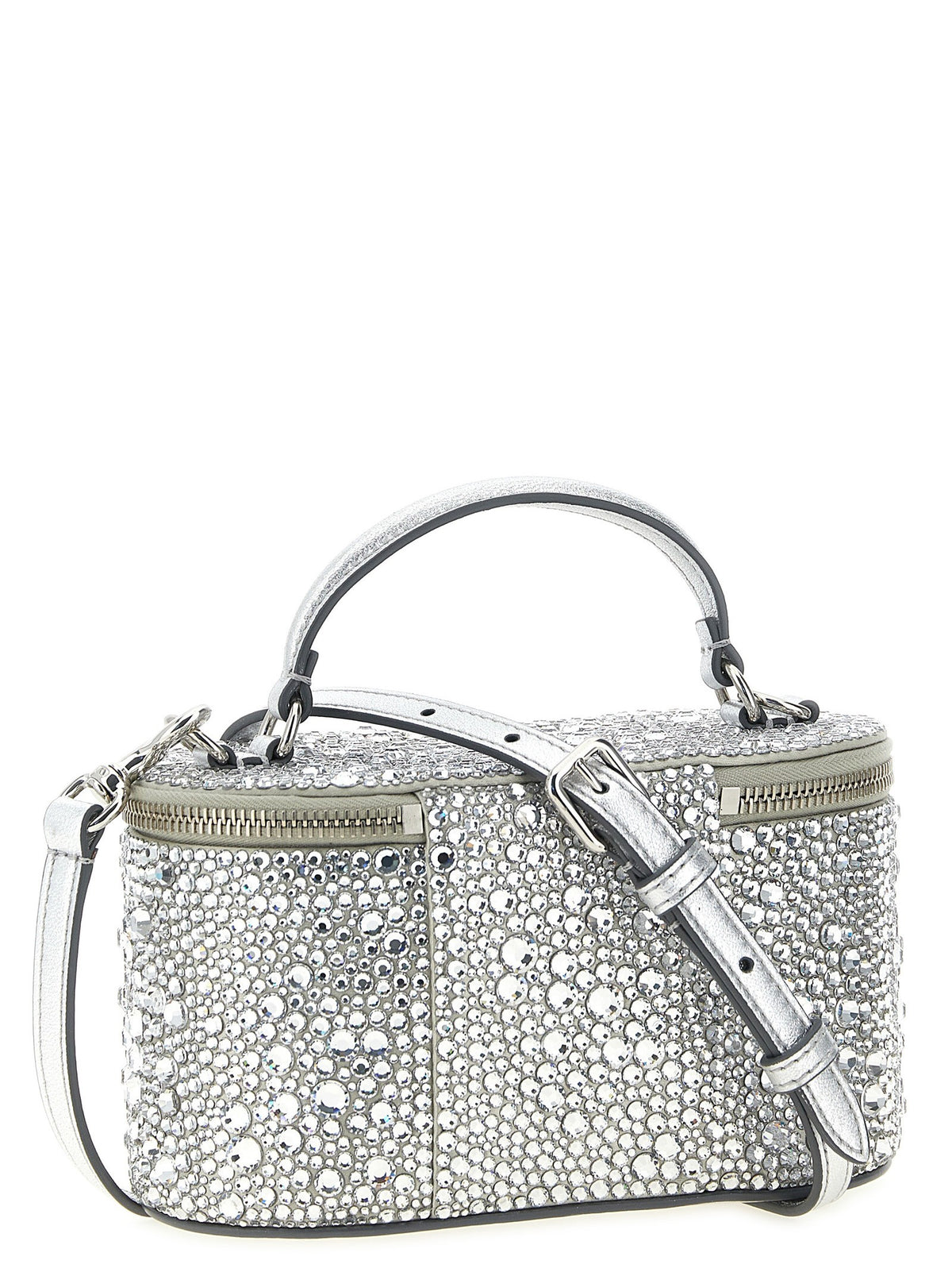 Valentino Valentino Garavani Vanity Mini Handbag Silver