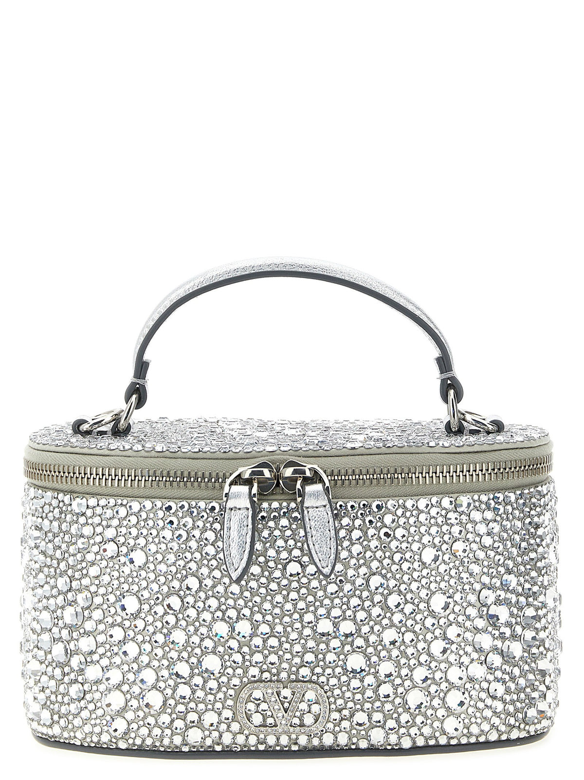 Valentino Valentino Garavani Vanity Mini Handbag Silver