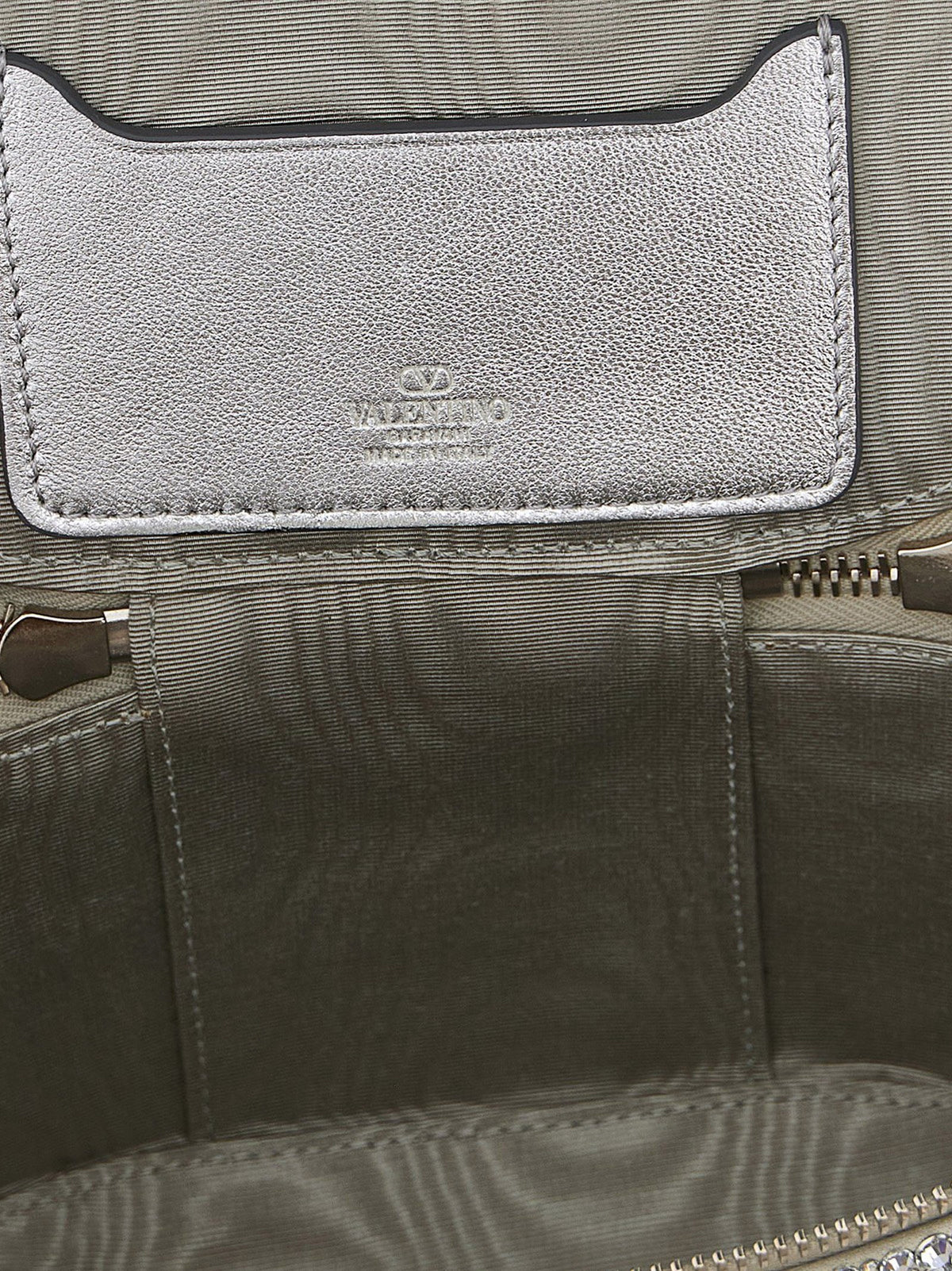 Valentino Valentino Garavani Vanity Mini Handbag Silver