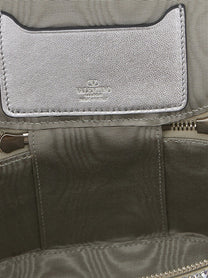 Valentino Valentino Garavani Vanity Mini Handbag Silver
