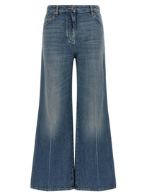 Valentino Valentino Garavani Vgold Jeans Blue