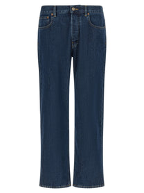 Valentino Valentino Garavani Vgold Jeans Blue
