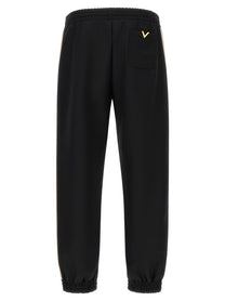 Valentino Valentino Garavani Vgold Pants Black