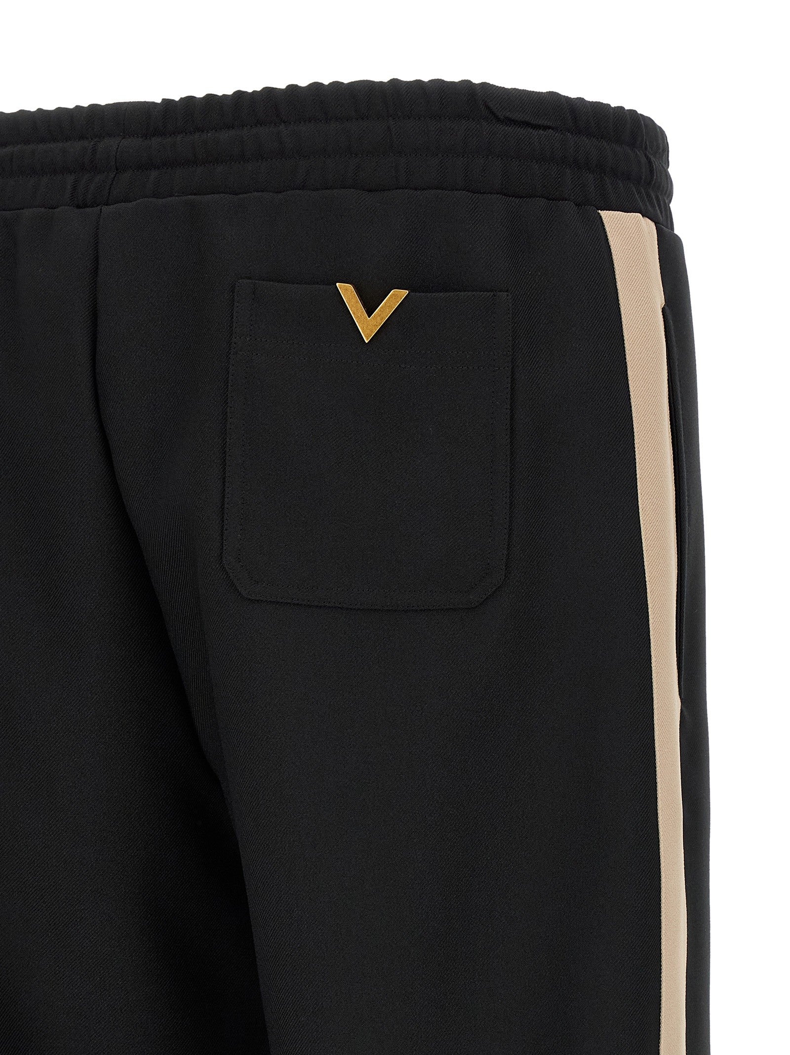 Valentino Valentino Garavani Vgold Pants Black