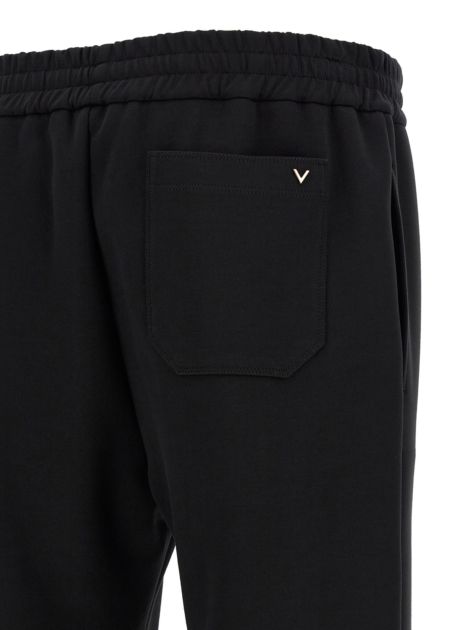 Valentino Valentino Garavani Vgold Pants Black