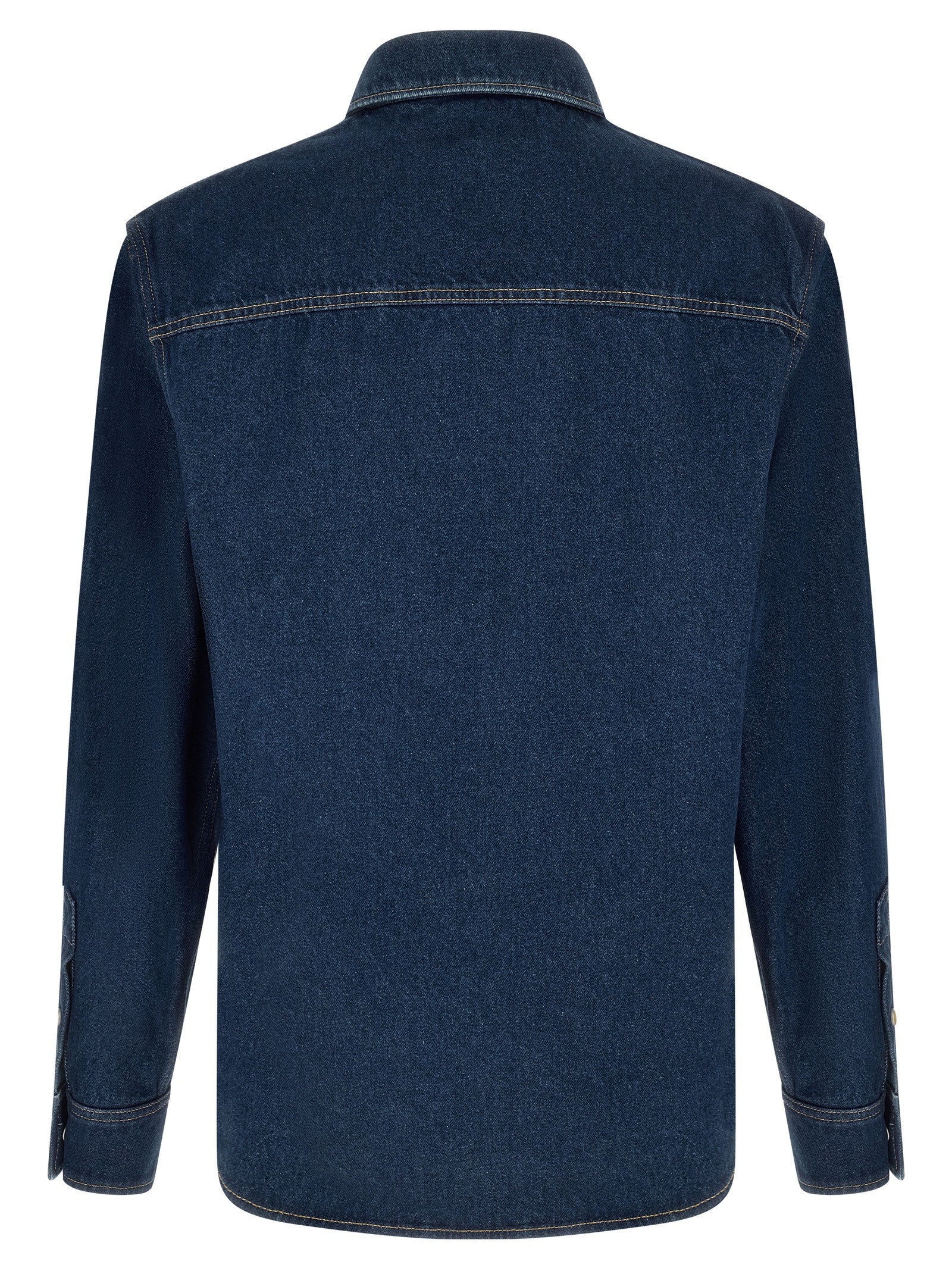 Valentino Valentino Garavani Vgold Shirt Blue
